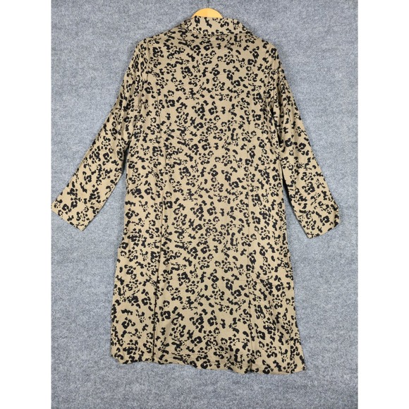 Philosophy Republic Clothing Leopard Print Open Front Long Sleeve Cardigan Sz S - Picture 2 of 8